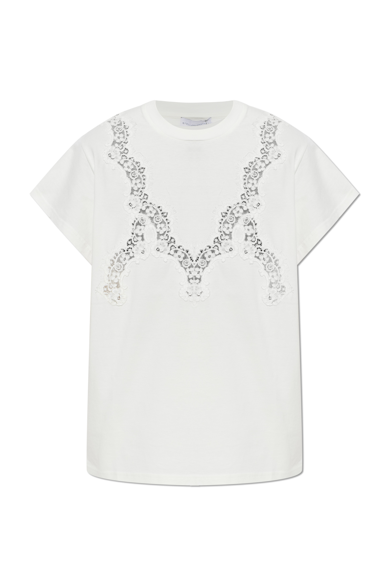 STELLA McCARTNEY レース装飾 Tシャツ Stella McCartney T-shirt with decorative knit | Women's | Vitkac